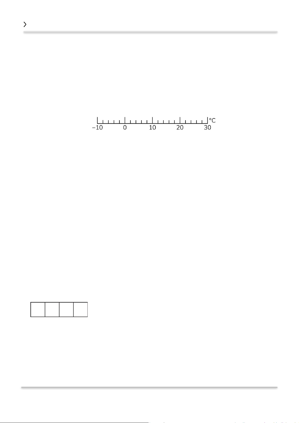 CAMBRIDGE PRIMARY MATHS STAGE 4 WORKSHEET 1A - TEMPERATURE & NUMBERS ...