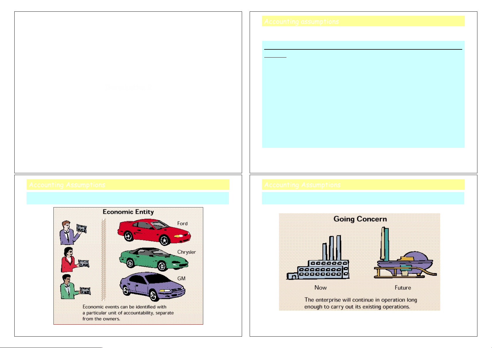 AD1102 Seminar 2: Accounting Assumptions & Double-Entry System Slides ...